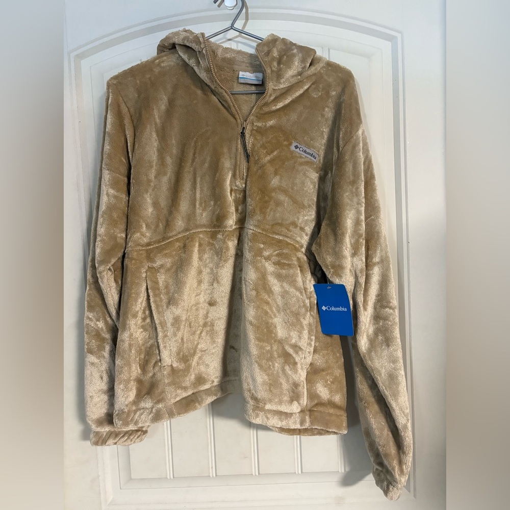 Columbia Women’s Fireside Fleece Light Brown Hoodie